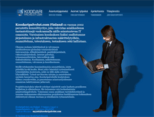 Tablet Screenshot of koodaripalvelut.com